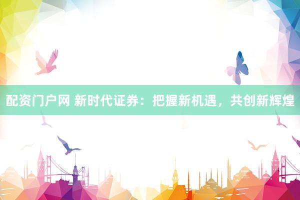 配资门户网 新时代证券：把握新机遇，共创新辉煌